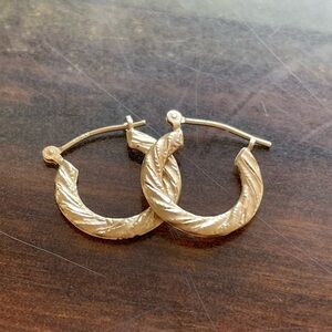 14k Gold Hoop Earrings
